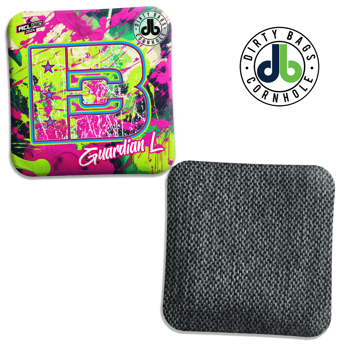 Brotherhood Cornhole Bags - Guardian - Neon Splatter