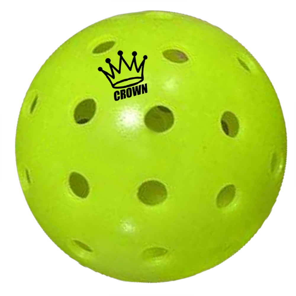 CROWN PICKLEBALL - High-Performance OUTDOOR Pickleballs (3-PACK LIME)