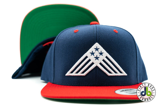 American Cornhole Bags Hat - Blue/Red/White