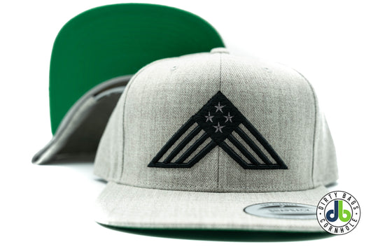 American Cornhole Bags Hat - Gray/Black