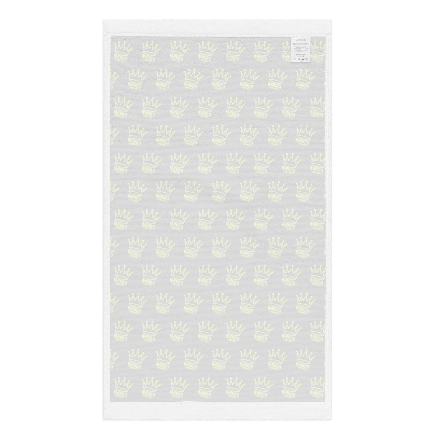 CROWN PICKLEBALL - Corona Pattern Hand Towel (BLACK)